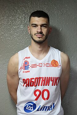 Иван Волкановски како играч на Работнички