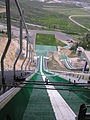 Top of the 80 meter (K120) large hill at Utah Olympic Park