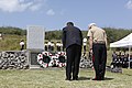 An seremonya ng ika-67 anibersaryo na itinutulod kan U.S. Marine Corps, kan gobyerno nin Hapon, asin kan Mga Iribanan kan Iwo Jima sa Amerika asin Hapon