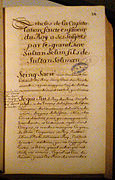 1569-cu il IX Karl və II Səlim arasında imzalanan Kapitulyasiyaların XVI əsr nüsxəsi
