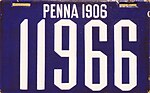 1906 Pennsylvania license plate 11961.jpg