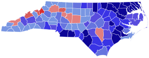 1936 North Carolina gubernatorial election results map by county.svg