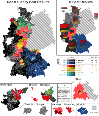 1953 German federal election - Results by constituency.svg