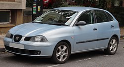 2004 SEAT Ibiza SX 1.2 Front.jpg