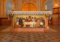 L'autel de l'église de Giens, à Hyères.