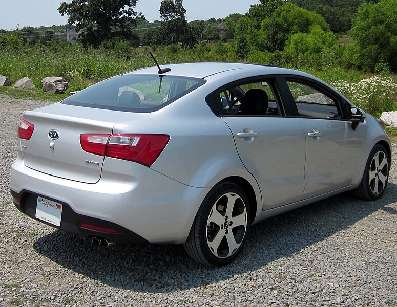 File:2012 Kia Rio SX sedan -- 06-28-2012 rear.JPG