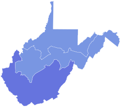 2012 West Virginia Senate Election.svg