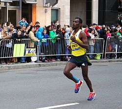 Markos Geneti Bostonin maratonilla vuonna 2013