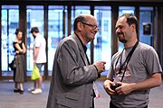 People at Wikimania 2014.