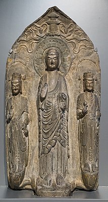 Eastern Wei Buddhist triad