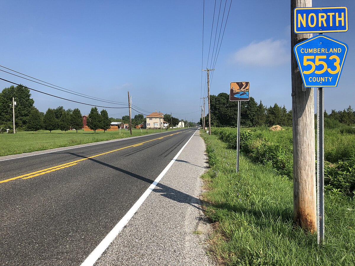 File:2018-08-08 09 18 05 View north along Cumberland County Route 553 (Bridgeton-Port Norris ...