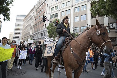 Protesters in Oakland, California, on May 29, 2020