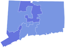 2022 Connecticut gubernatorial election results map by congressional district.svg