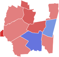 2022 New York's 19th congressional district special election results map by county.svg