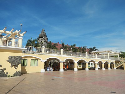 The St. Polycarp Parish in Cabuyao beside the city plaza