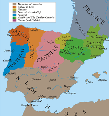 "Reino de Castilla año 1210"