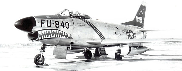 520th Fighter-Interceptor Squadron North American F-86D-40-NA Sabre 52-3840.jpg