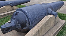 A 7-inch (178 mm) single-banded Brooke rifle captured aboard CSS Atlanta 7-inchBrooke1Bgun.jpg