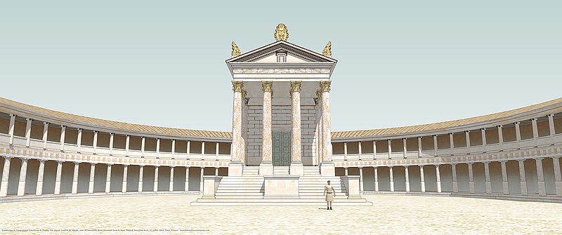 File:ANTIOCHE DE PISIDIE temple Auguste vue de face.jpg