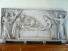 A memorial in the church