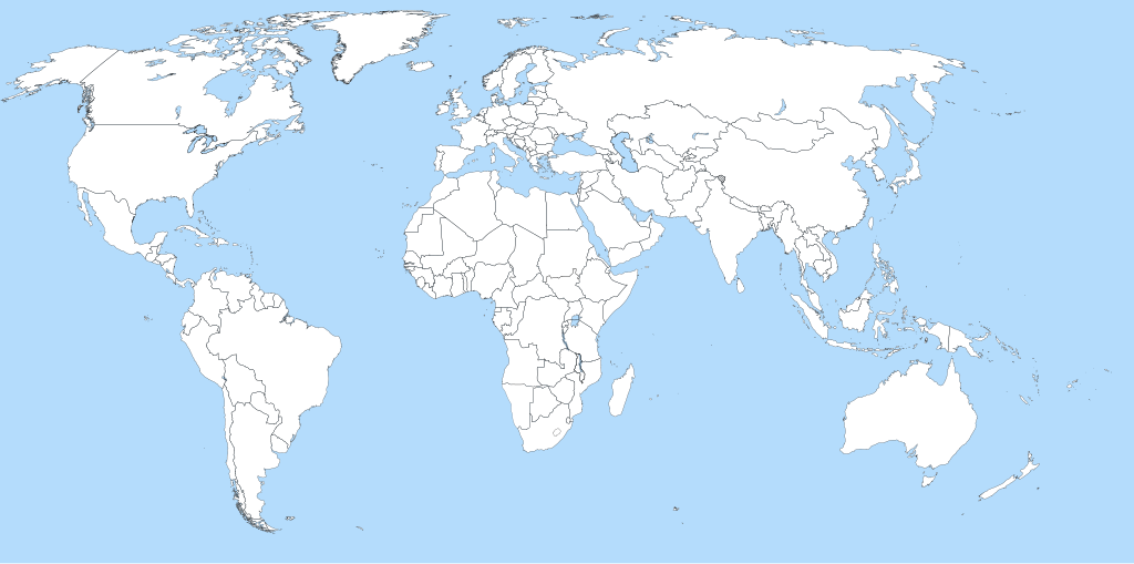 blank world map continents png