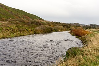 River Ystwyth river in the United Kingdom