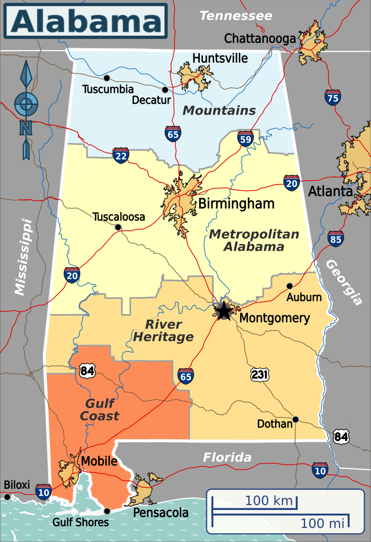 Alabama – Travel guide at Wikivoyage