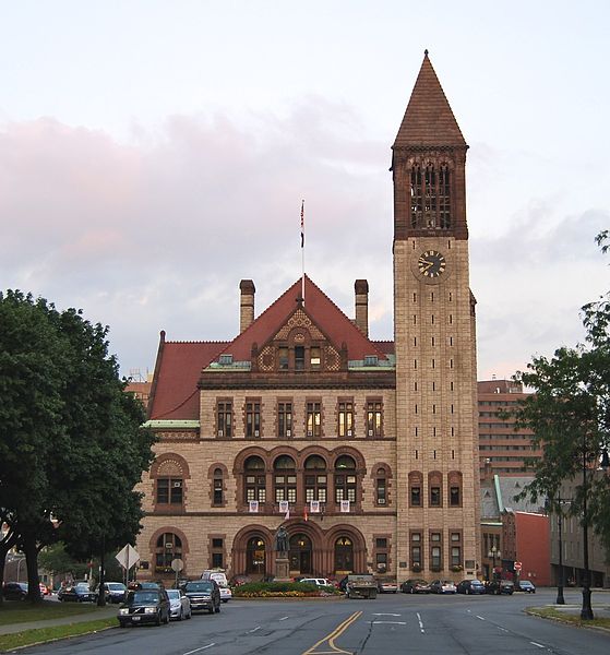File:Albany City Hall twilight.jpg