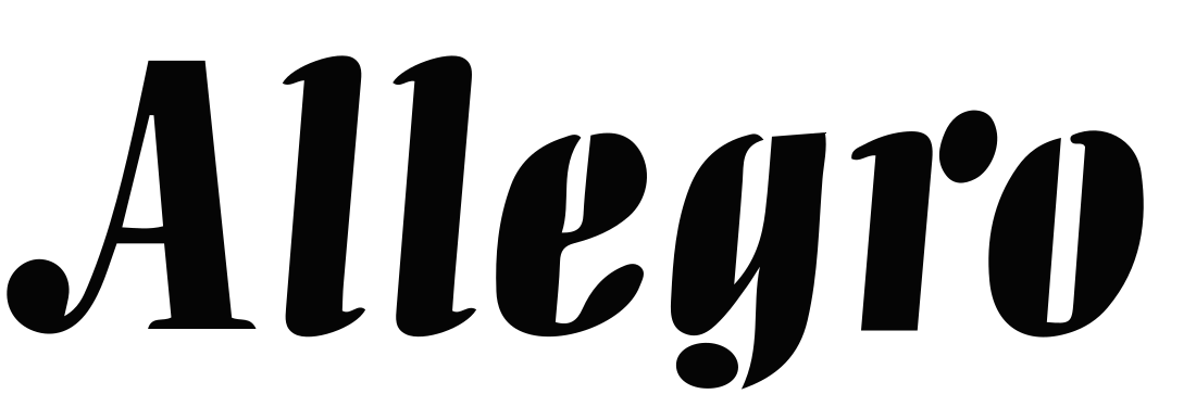 Allegro (typeface)