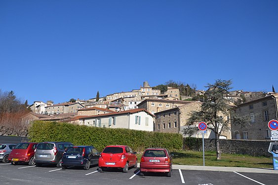 Allex, village of Drôme, France