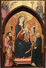 A Virgem e o Menino entre São Bartolomeu e Santo Antão, sob a Anunciação