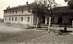 Изглед двоспратне зграде за смештај питомаца, саграђене 1921. године