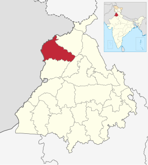 Amritsar in Punjab (India).svg