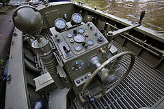 WWII landing craft. Amsterdam, The Netherlands