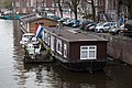 A lot of citizens live in houses built on top of boats, since there is simply no place on the ground