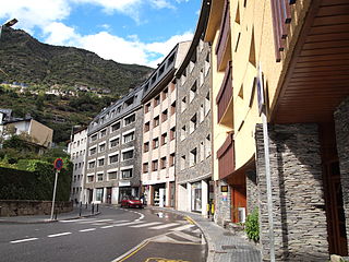 Buildings on the street Carrer dels Escalls