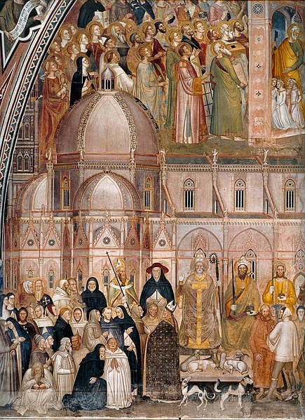 File:Andrea di Bonaiuto. Santa Maria Novella 1366-7 fresco. Detail..jpg