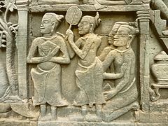Angkor - Bayon - 051 At the Temple (8581881600).jpg