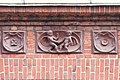 Deutsch: Anna-Siemsen-Schule in Hamburg-Neustadt, Fassadendetail. This is a photograph of an architectural monument. It is on the list of cultural monuments of Hamburg, no. 12305