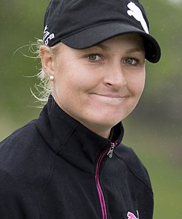 Anna Nordqvist Swedish professional golfer