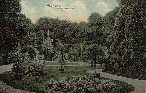 Veenlusttuin tussen 1905 en 1915