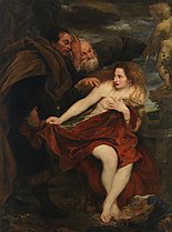 Anthonis van Dyck: Susanna im Bade, 1626