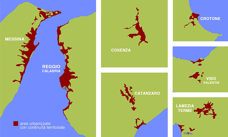 File:Aree urbanizzate con continuità territoriale in calabria e nello stretto.jpg