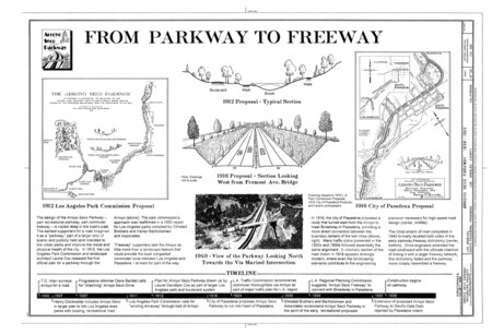 Fail:Arroyo Seco Parkway, Los Angeles to Pasadena, Los Angeles, Los Angeles County, CA HAER CAL,19-LOSAN,83- (sheet 10 of 22).tif