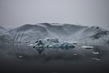 Icebergs in Disko Bay in Baffin Bay