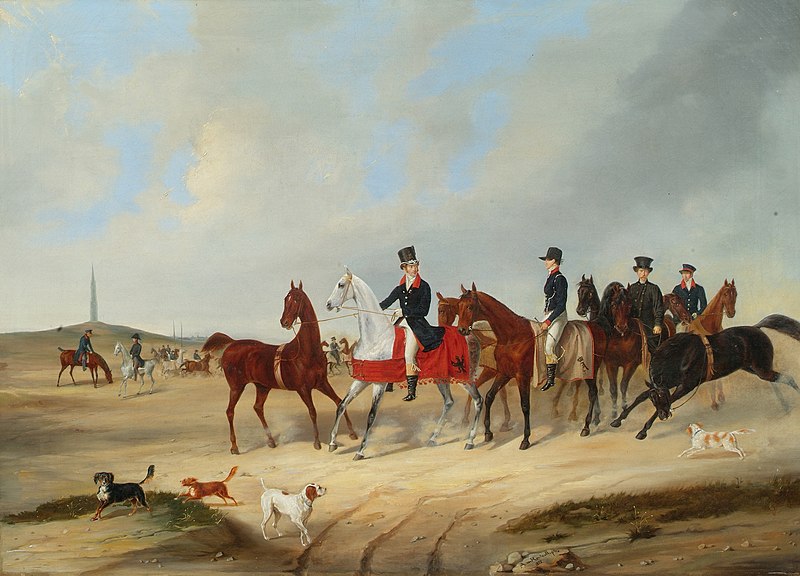 File:August von Rentzell - Reiterkavalkade mit Hunden - 8063 - Kunsthistorisches Museum.jpg