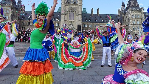 Sinaloa Carnival of the Ballet Aztlan in Ottawa , Canada.