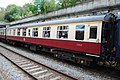 Mk1 First Open 3068 in the original red and cream livery pictured at Sydney Gardens, Bath in 2011