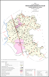 Bakshi Ka Talab Residential area in Uttar Pradesh, India