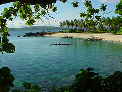 Playa de la isla de Balangingi